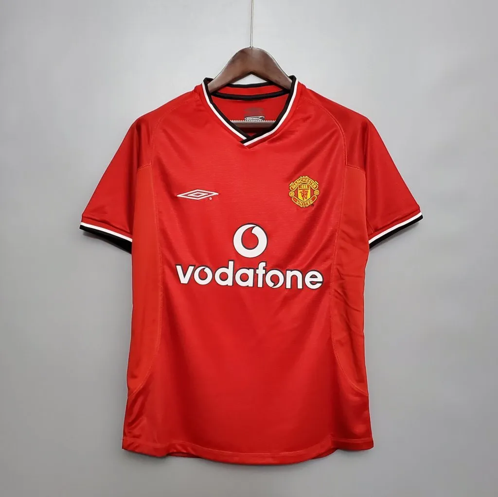 00/01 Manchester United Home Kit Retro