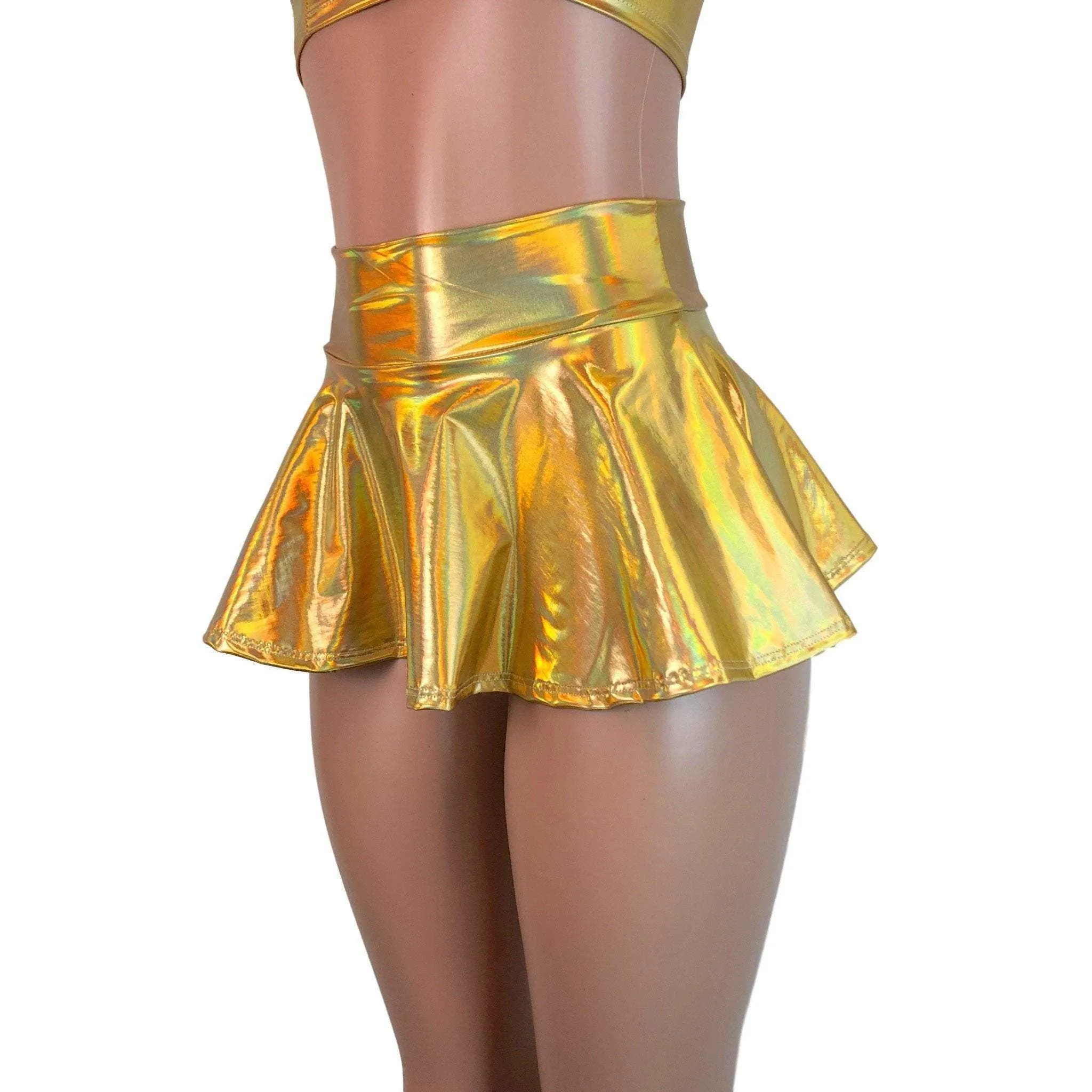 10" Skater Skirt - Gold Opal