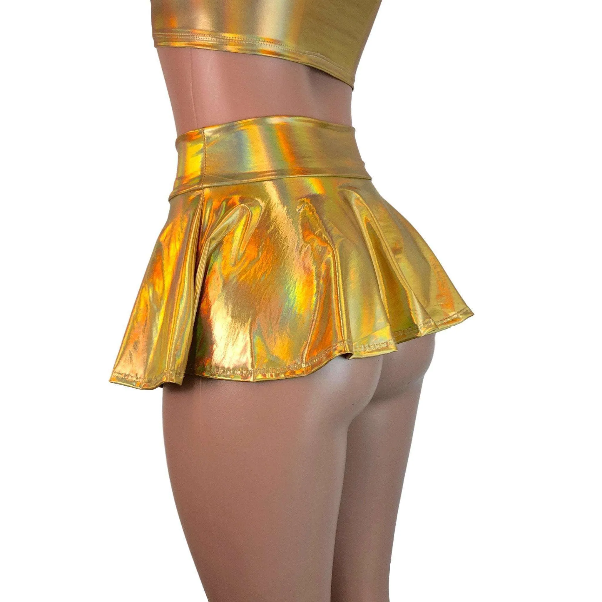 10" Skater Skirt - Gold Opal