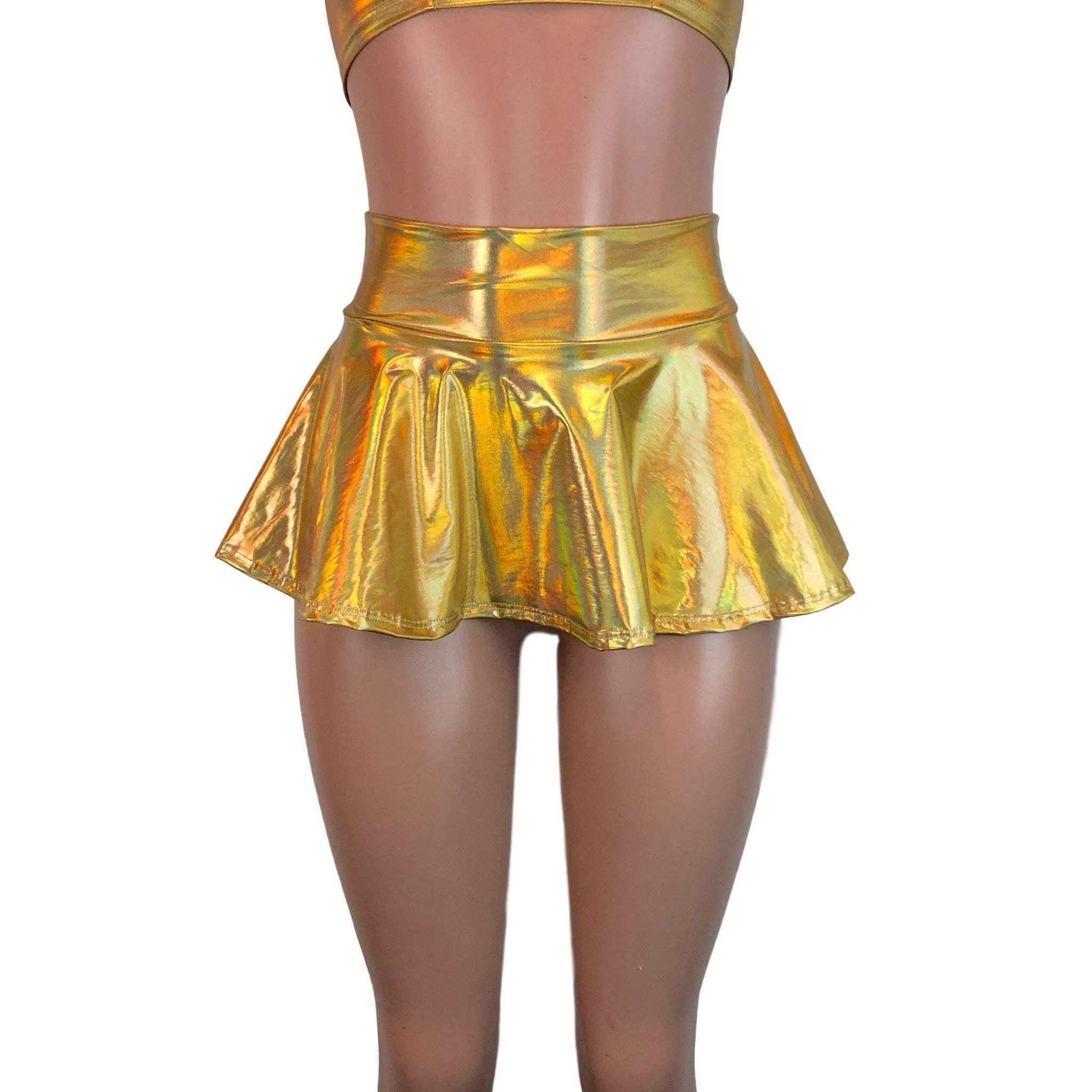 10" Skater Skirt - Gold Opal