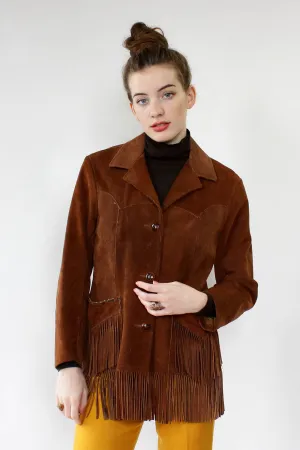 70s Suede Pioneer Jacket S/M