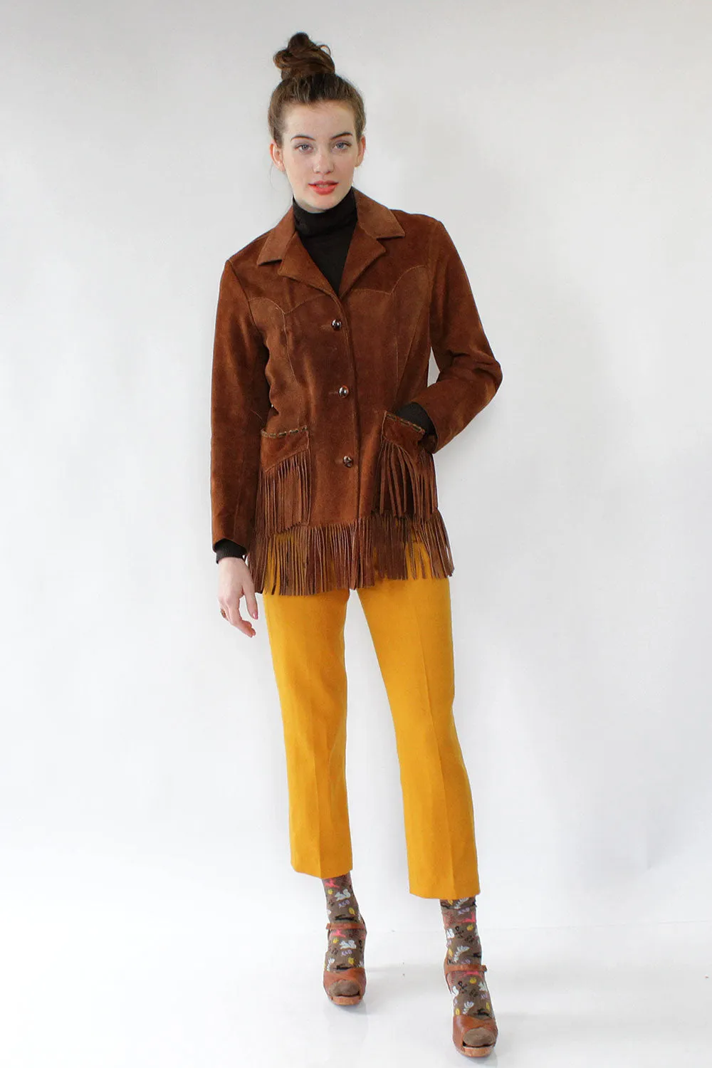 70s Suede Pioneer Jacket S/M