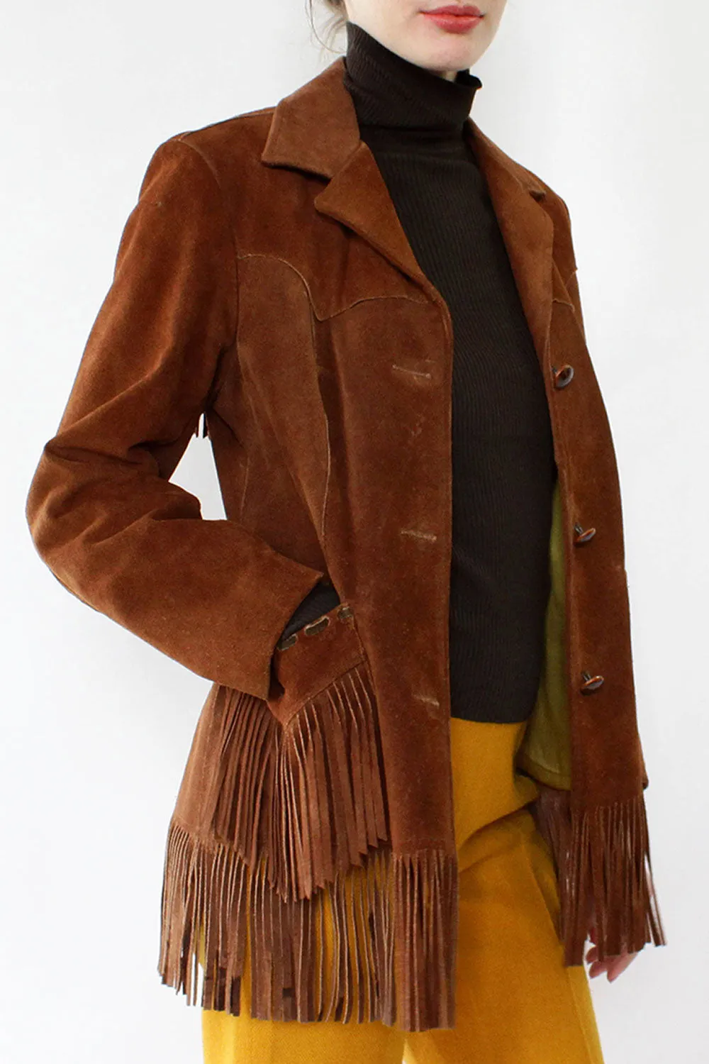 70s Suede Pioneer Jacket S/M