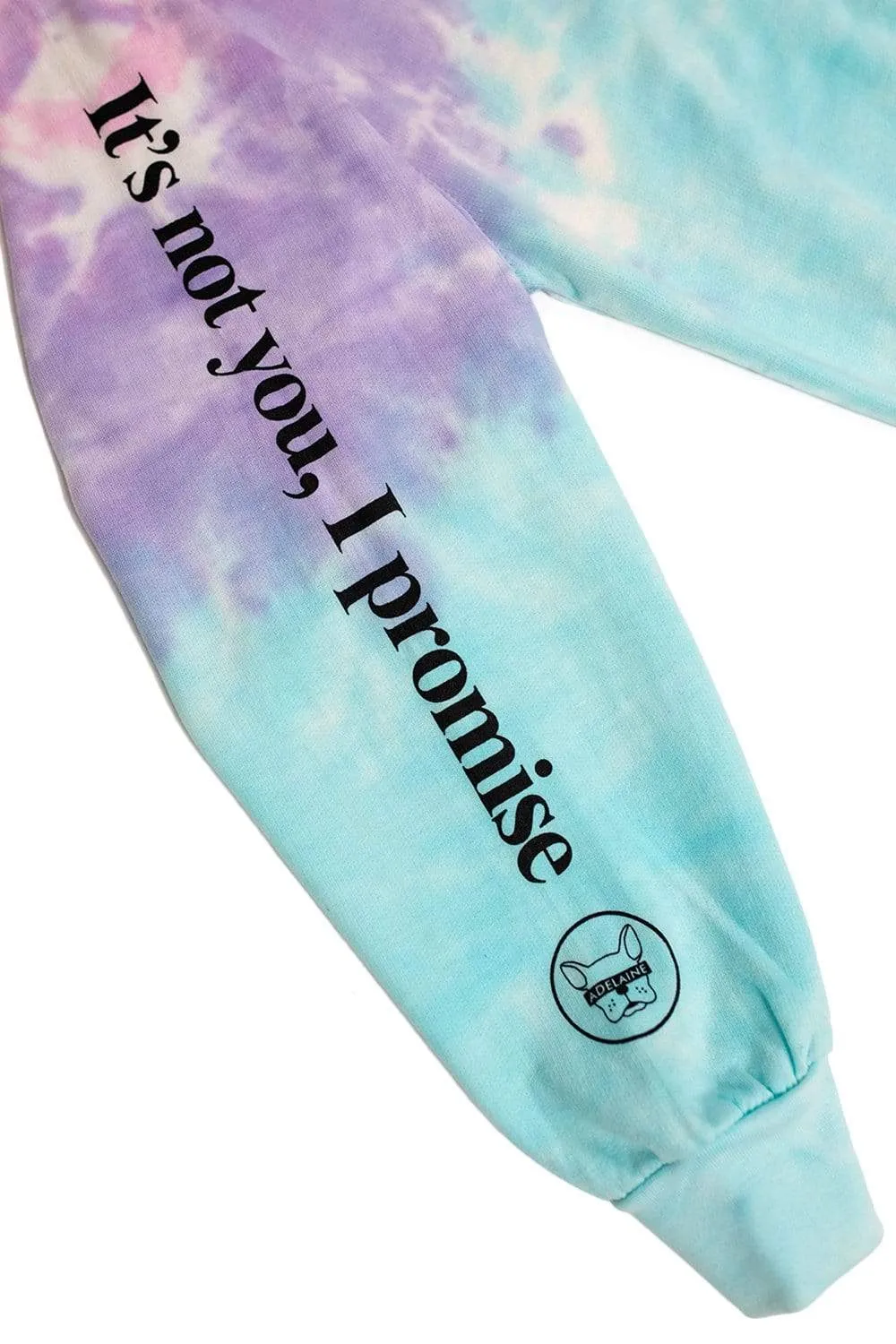 Adelaine Morin 'HOT MESS' PASTEL TIE DYE HOODIE