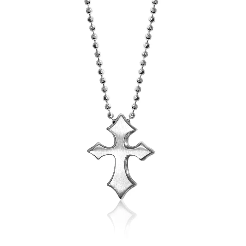 Alex Woo Rock Star Cross Charm Necklace