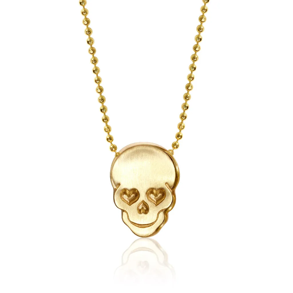 Alex Woo Rock Star Skull Charm Necklace