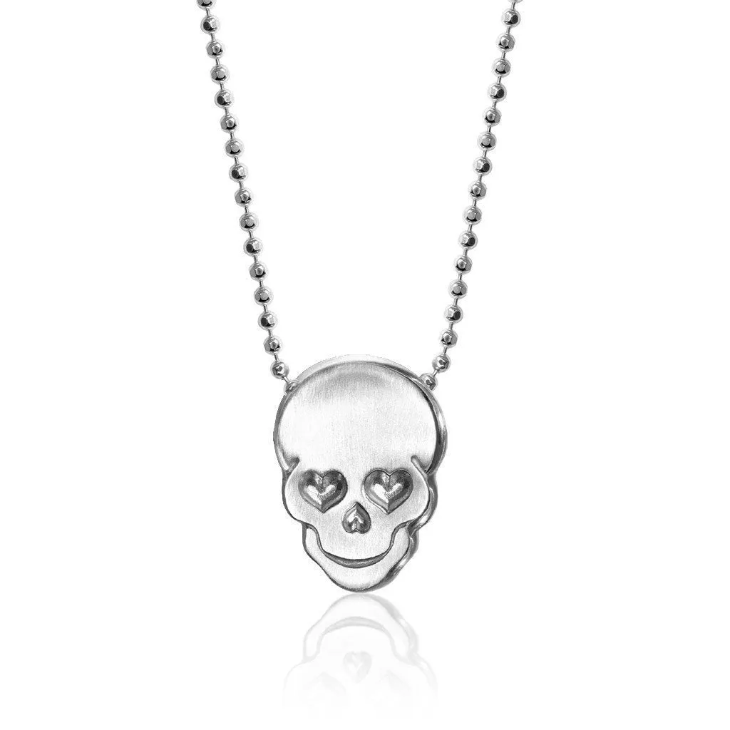 Alex Woo Rock Star Skull Charm Necklace