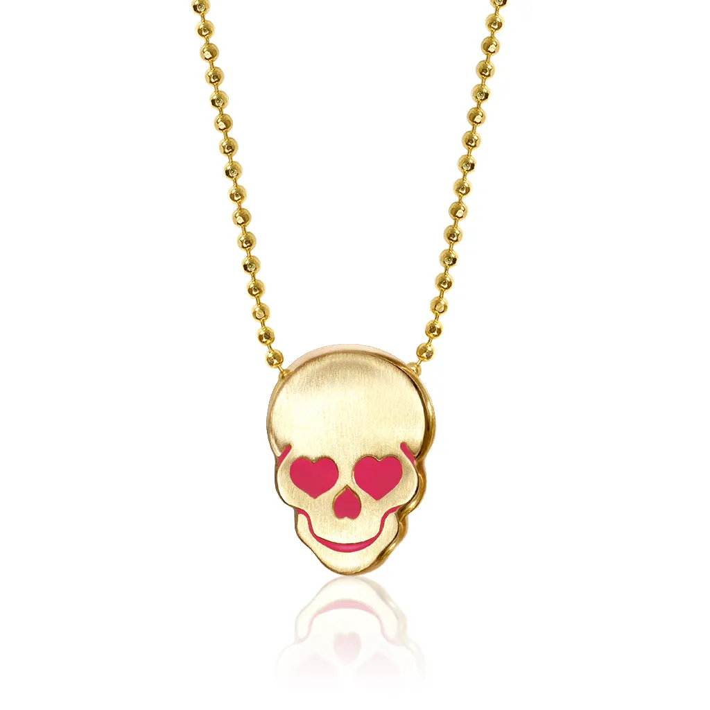 Alex Woo Rock Star Skull Charm Necklace