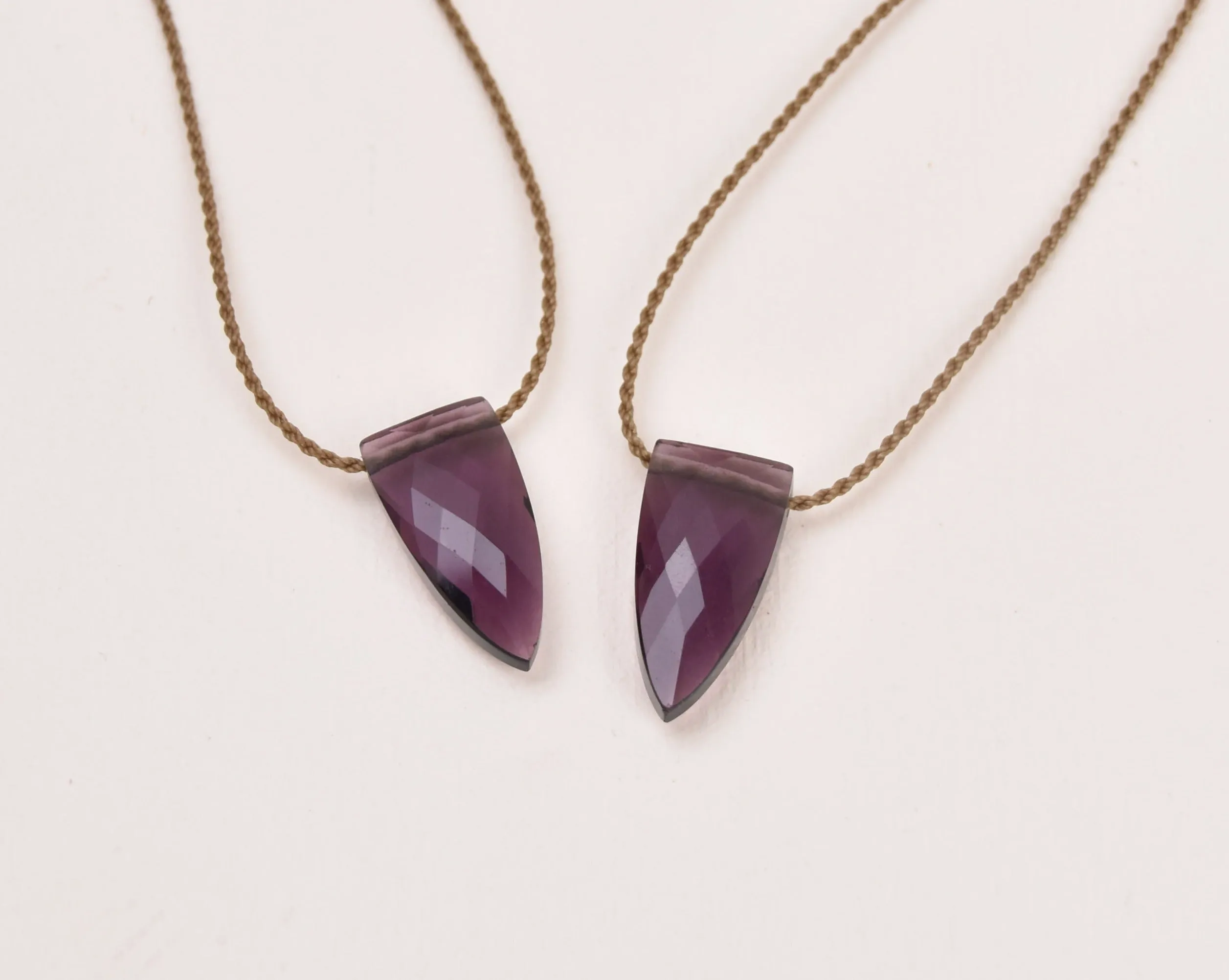 Amethyst Pyramid Necklace - Limited!