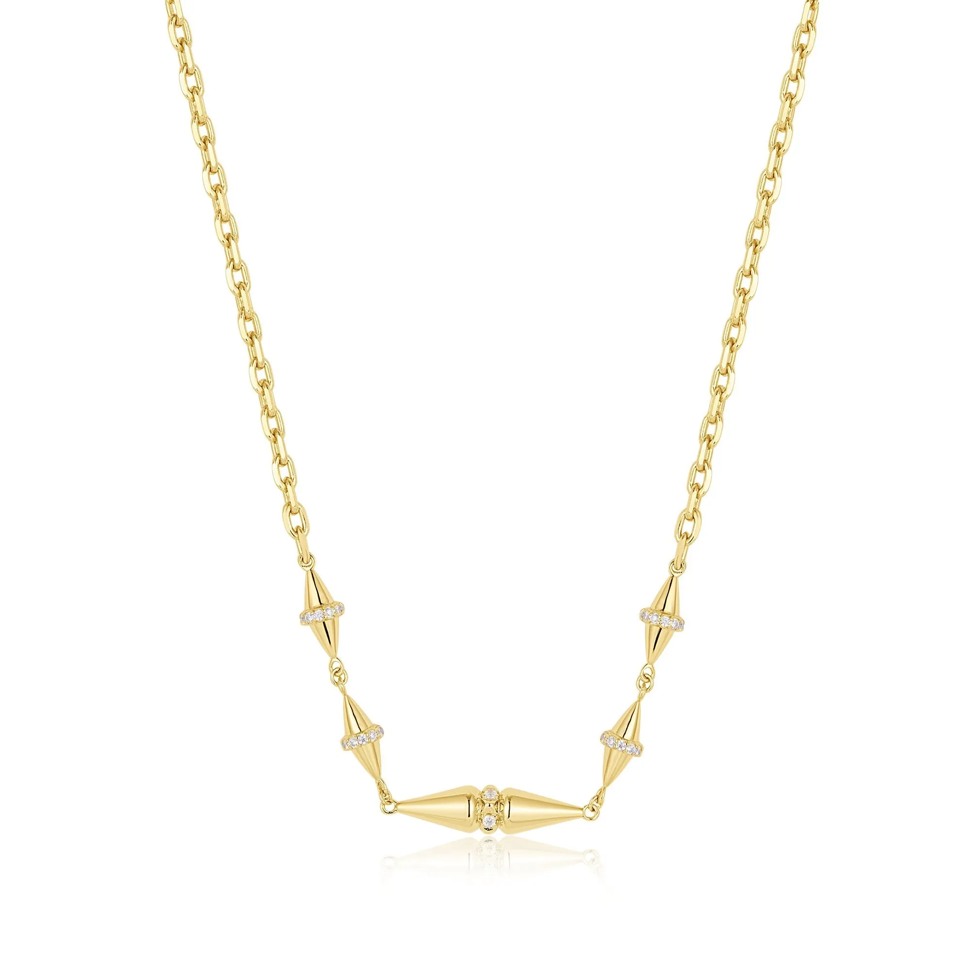 Ania Haie Gold Geometric Chain Necklace N053-04G