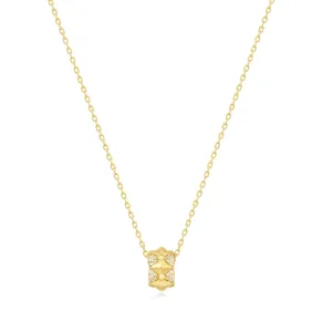 Ania Haie Gold Geometric Sparkle Pendant Necklace N053-02G