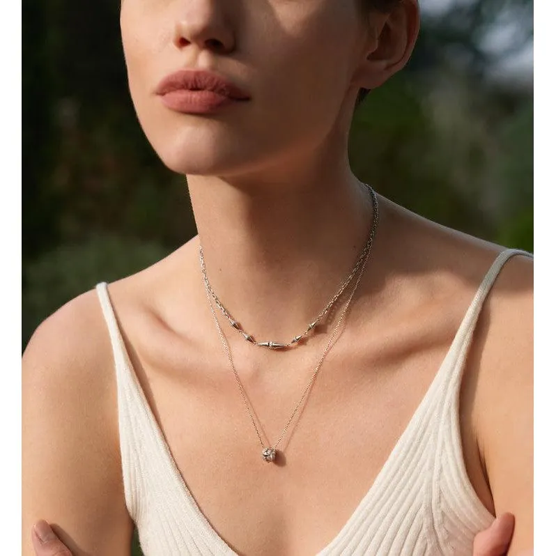 Ania Haie Silver Geometric Chain Necklace