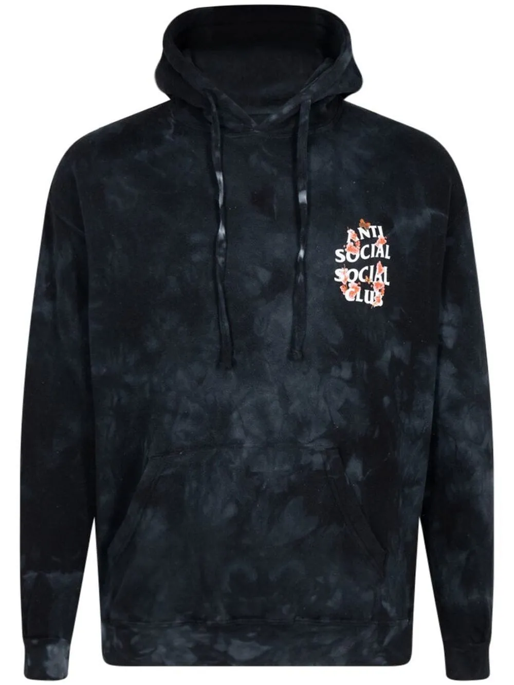 Anti Social Social Club - Kkoch Hi-5 Black Tie Dye Hoodie