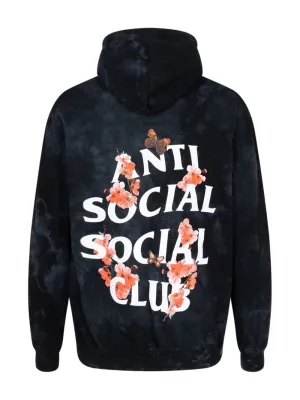 Anti Social Social Club - Kkoch Hi-5 Black Tie Dye Hoodie