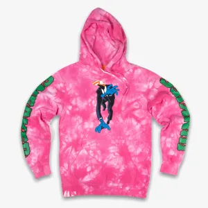 B Wood X SJ Long Arm suit man shattered hoodie Tie Dye