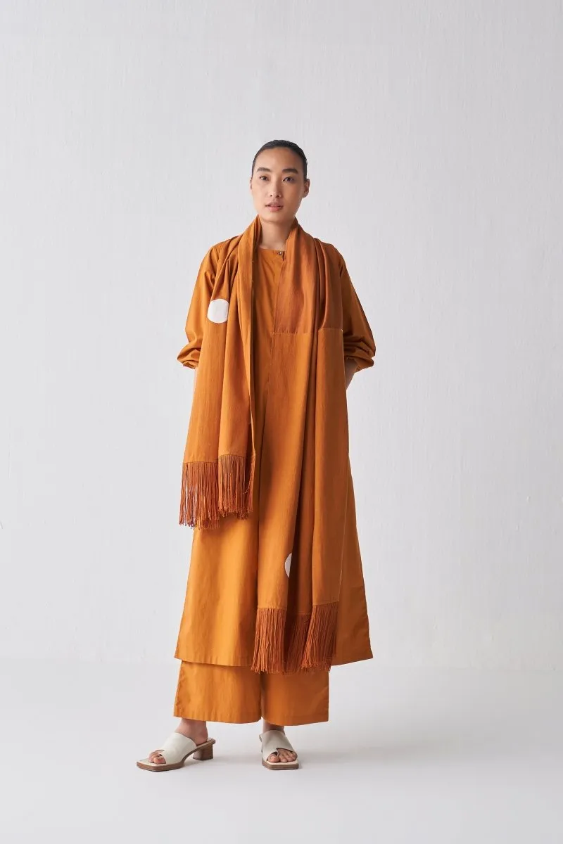 Back Yoke Jacket Co ord - Rust