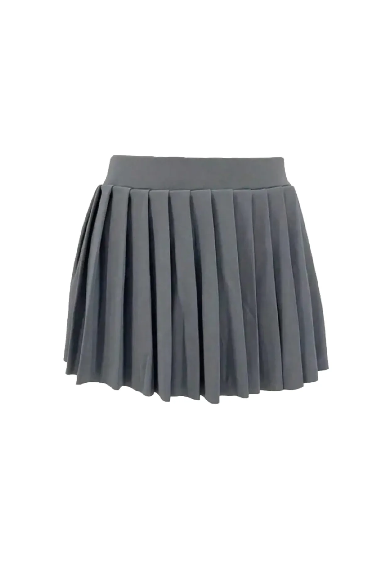 Beverly Pleated Skirt (Grey)