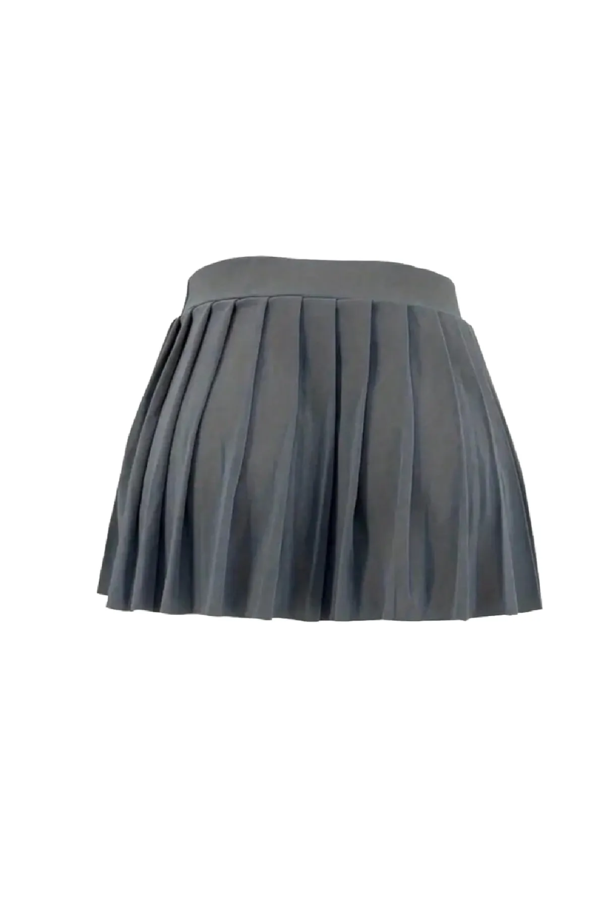 Beverly Pleated Skirt (Grey)