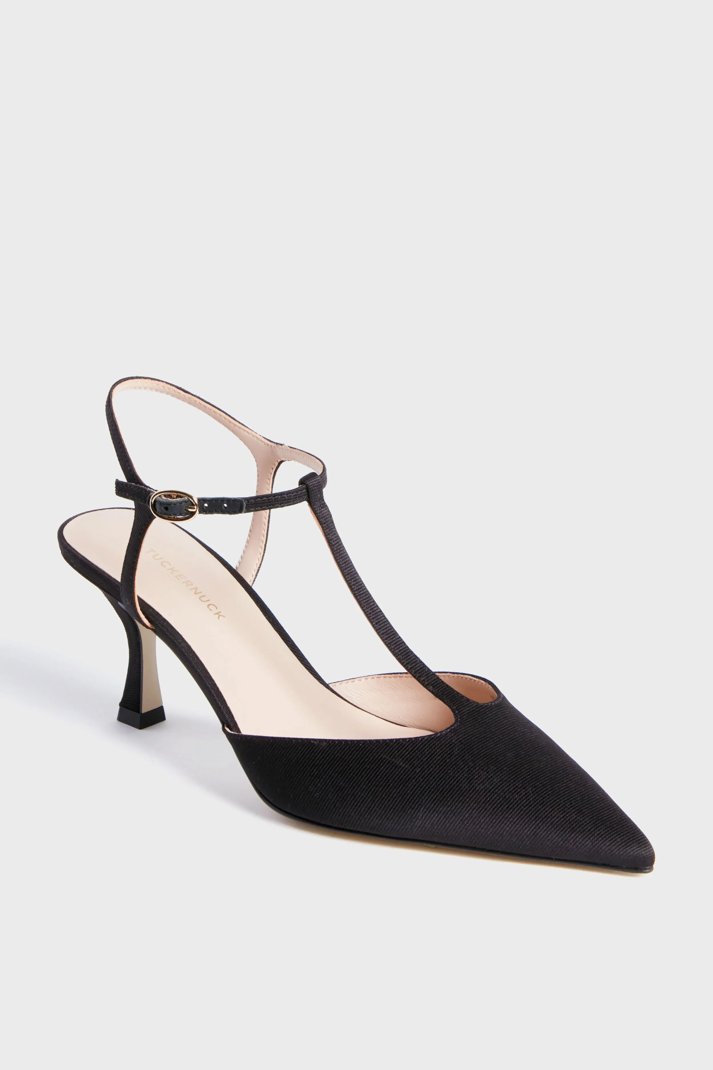 Black Grosgrain Margot Heels