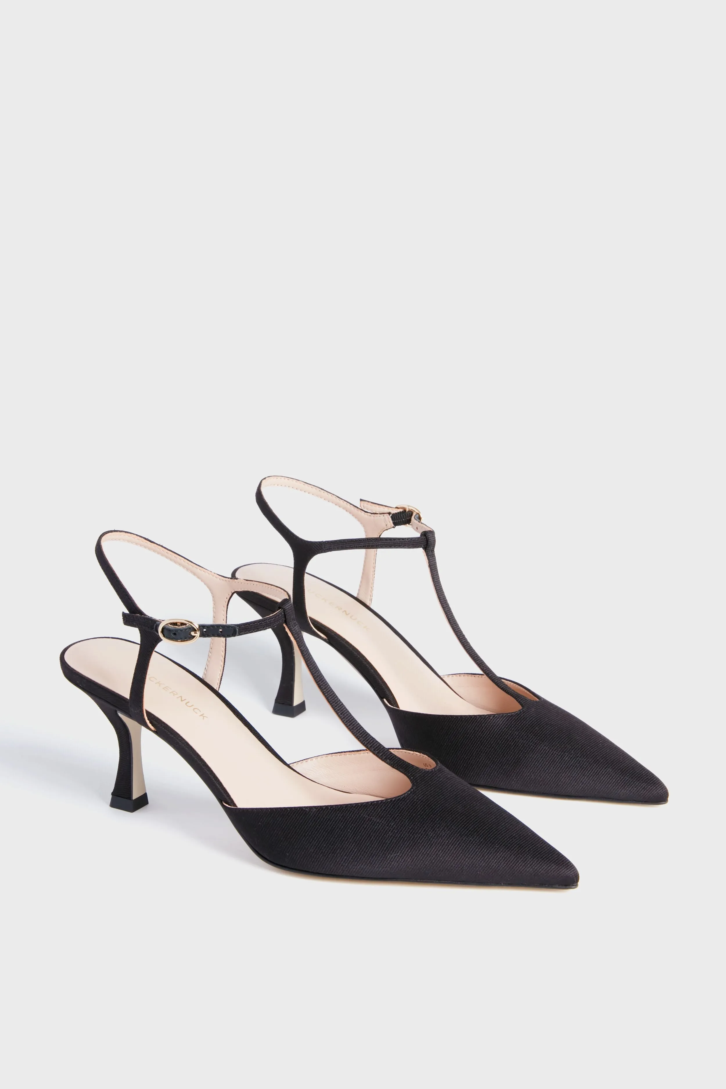 Black Grosgrain Margot Heels