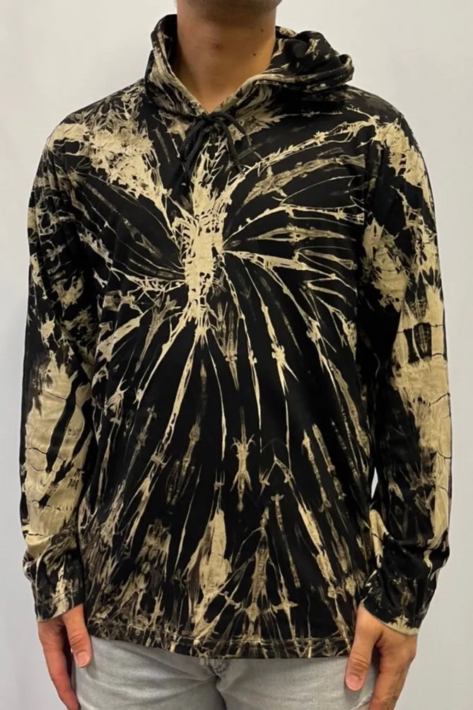 Black Tie Dye Hoodie