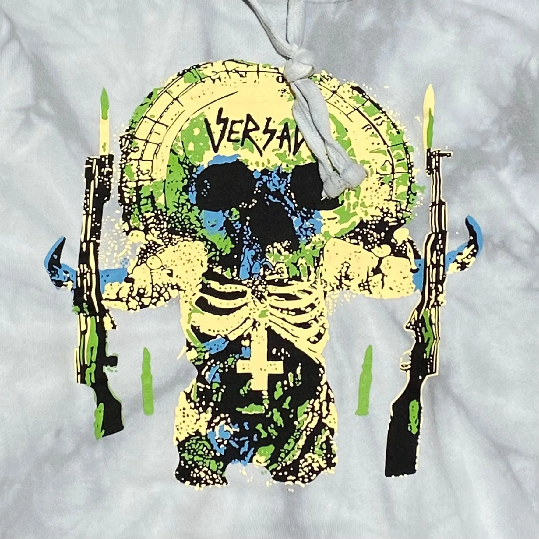 Bleach Goods Skull Army Hoodie (Tie Dye)