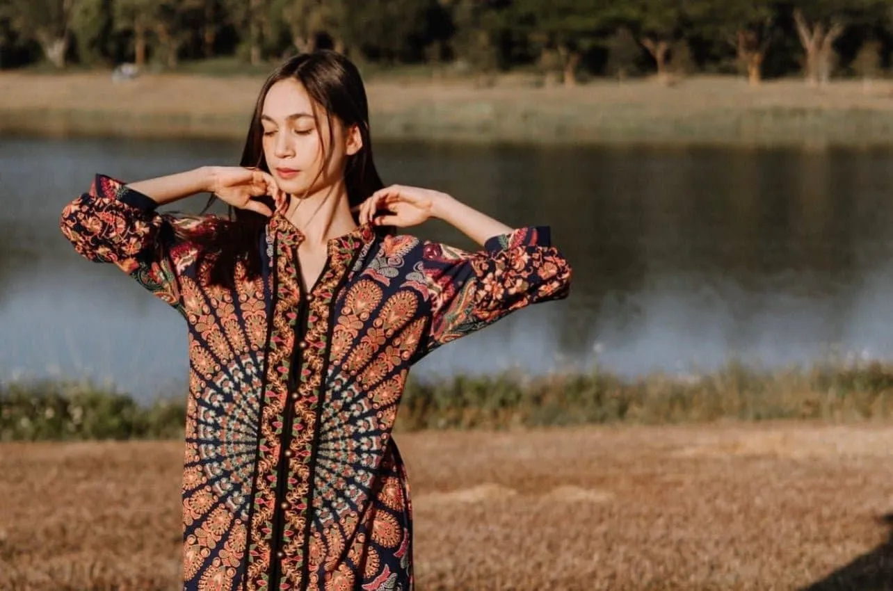 BOHO PATTERN DRESS ADELE