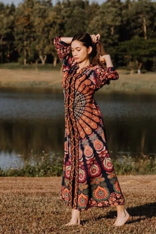 BOHO PATTERN DRESS ADELE