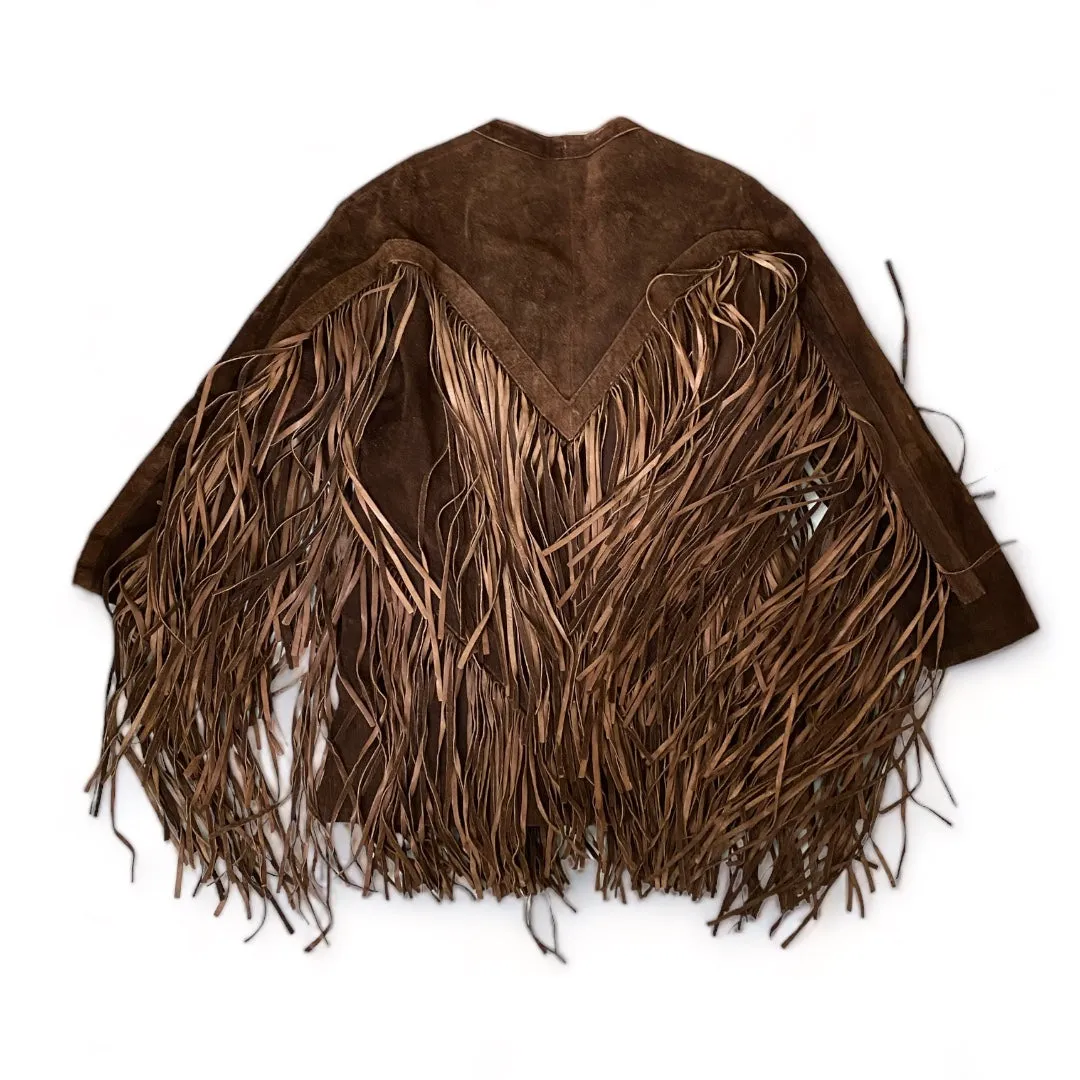 Buckroe Country Brown Suede Fringe Jacket