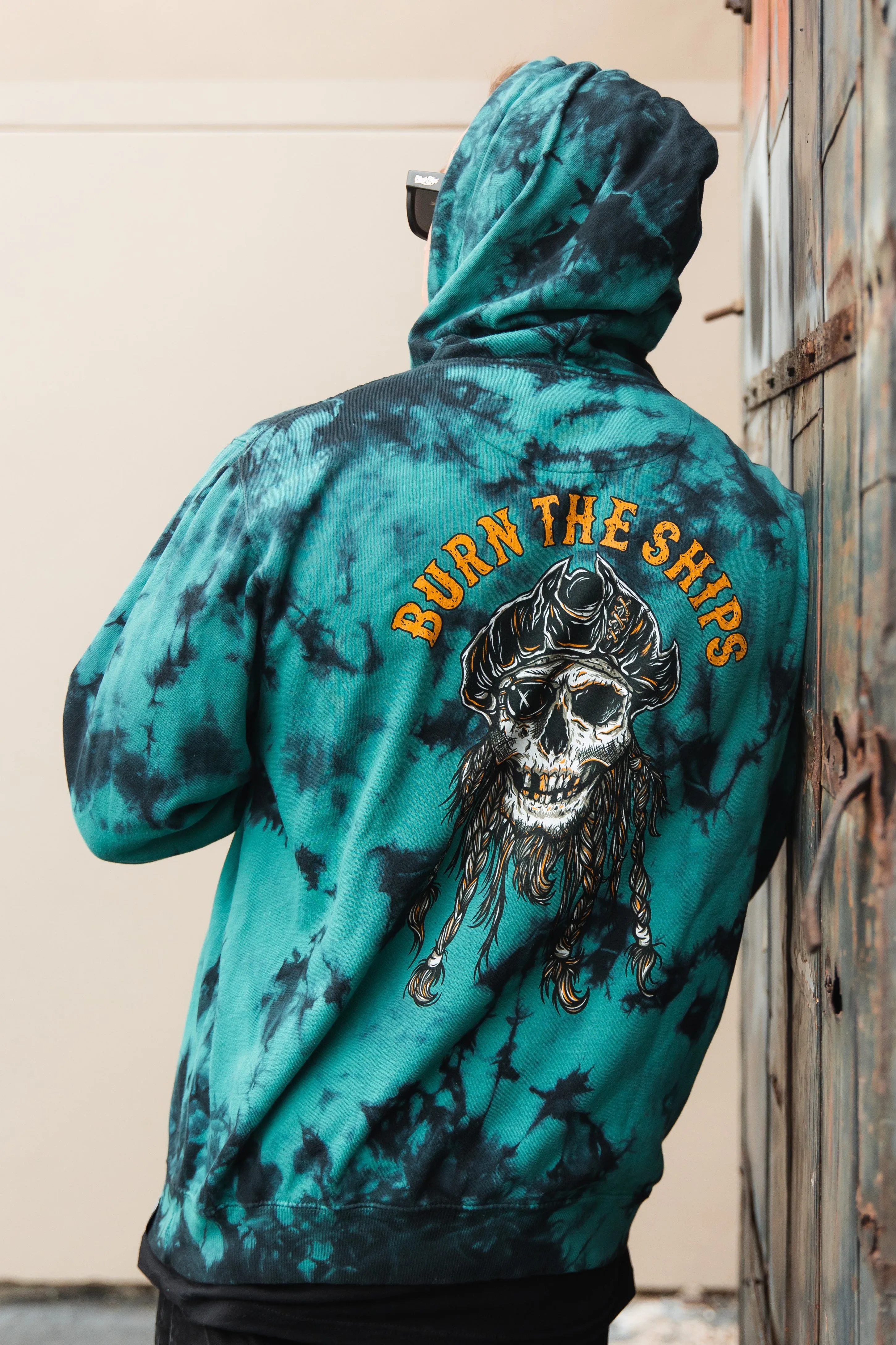 Burn The Ships Tie Dye Hoodie