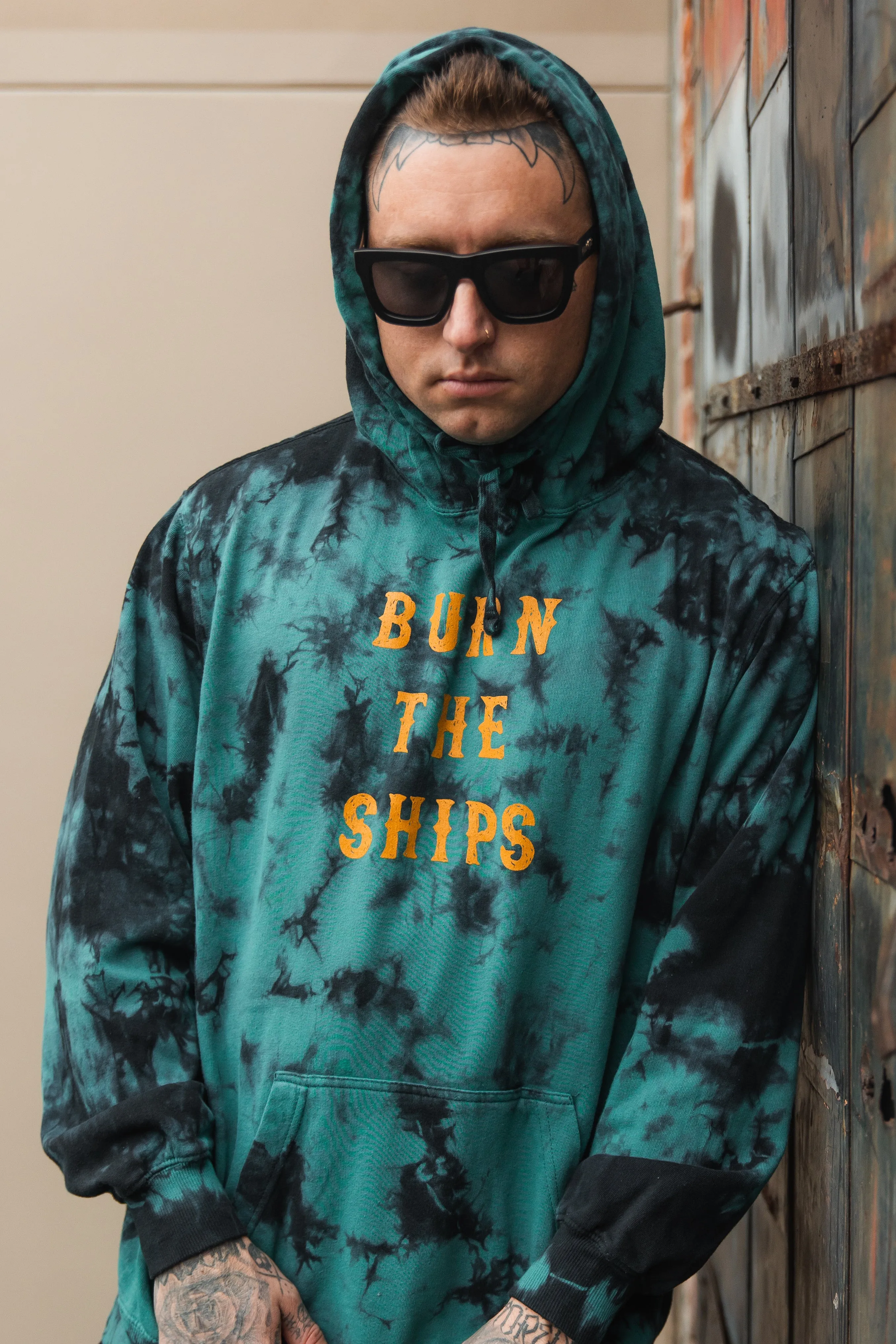 Burn The Ships Tie Dye Hoodie