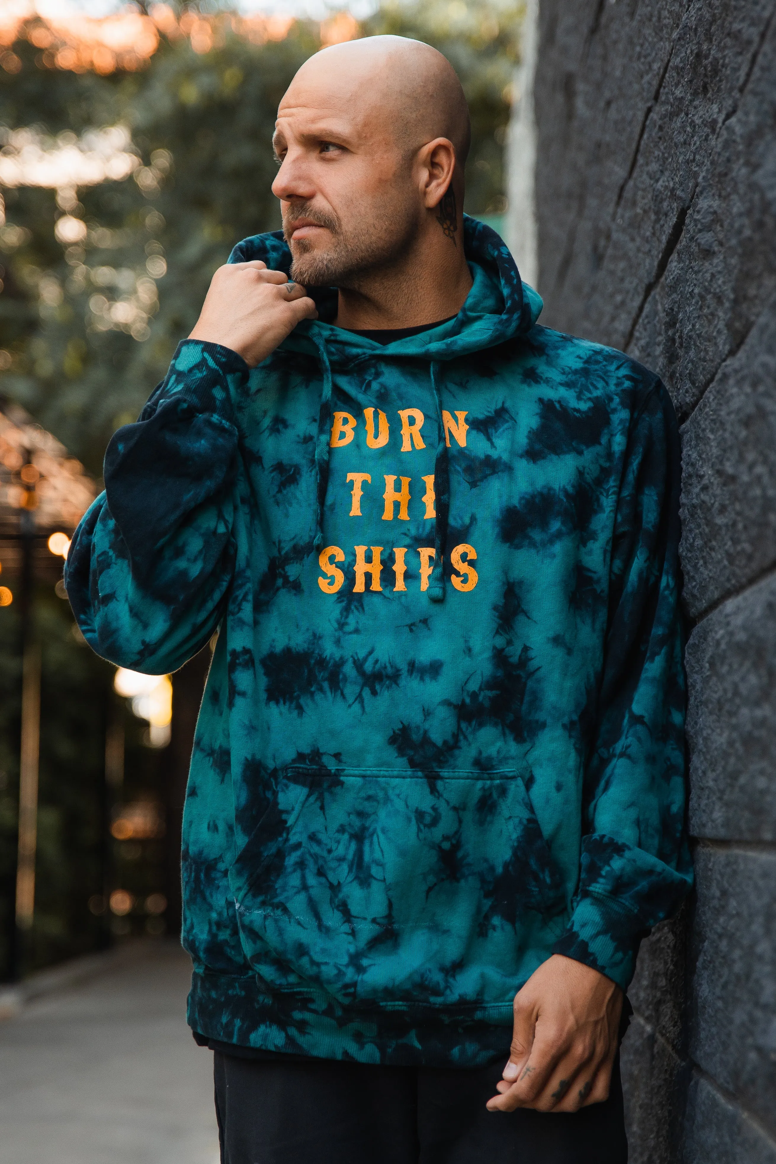 Burn The Ships Tie Dye Hoodie