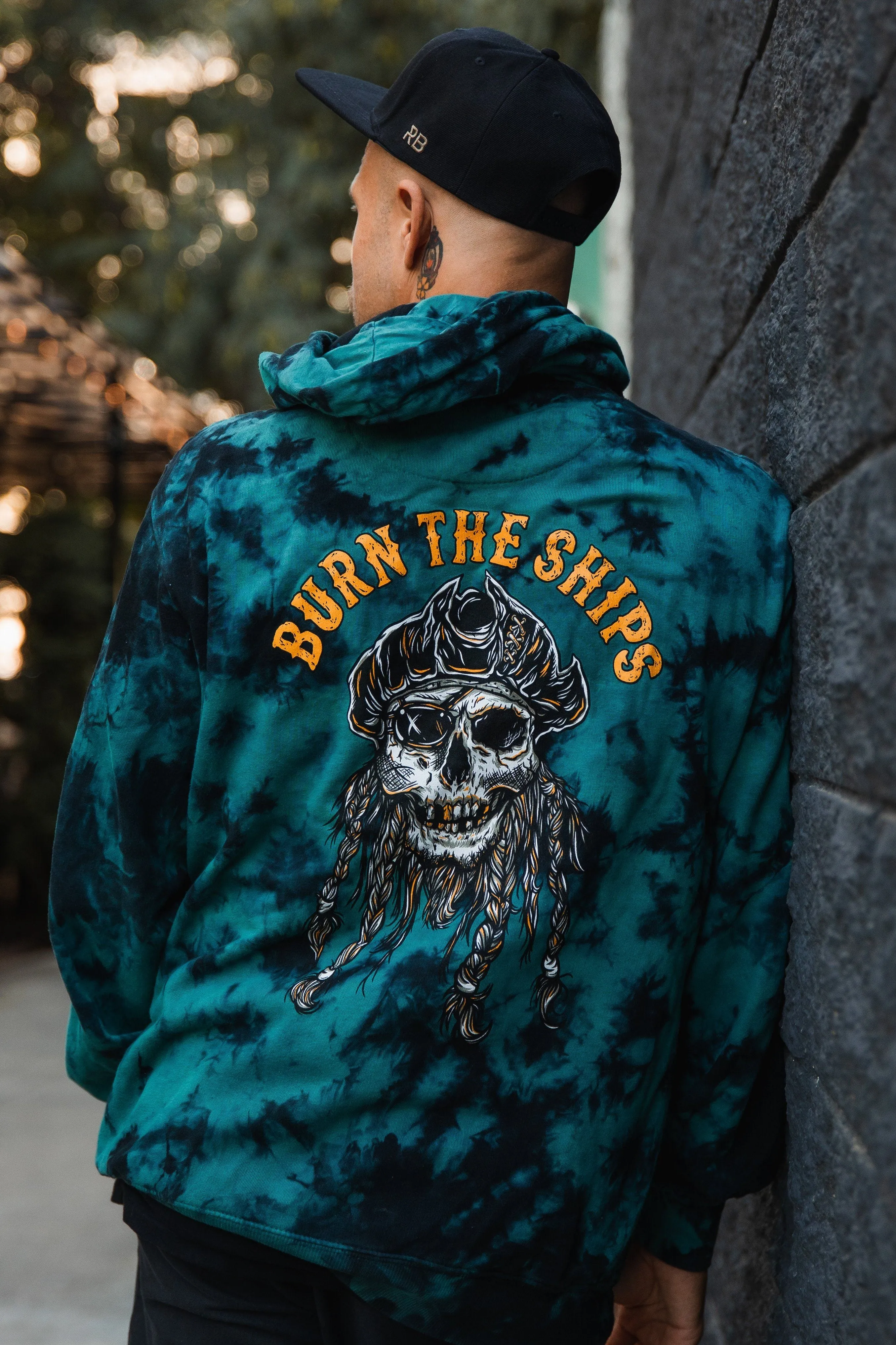 Burn The Ships Tie Dye Hoodie