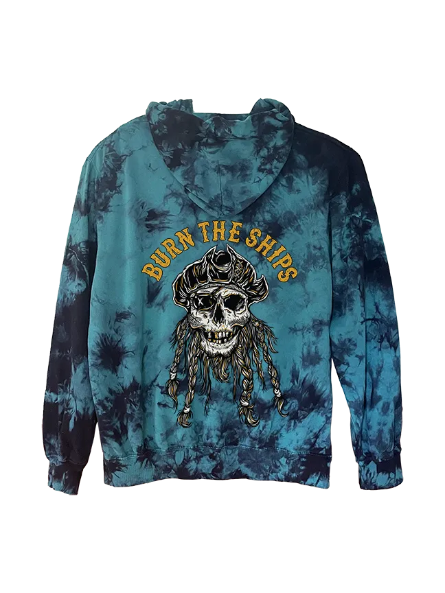 Burn The Ships Tie Dye Hoodie