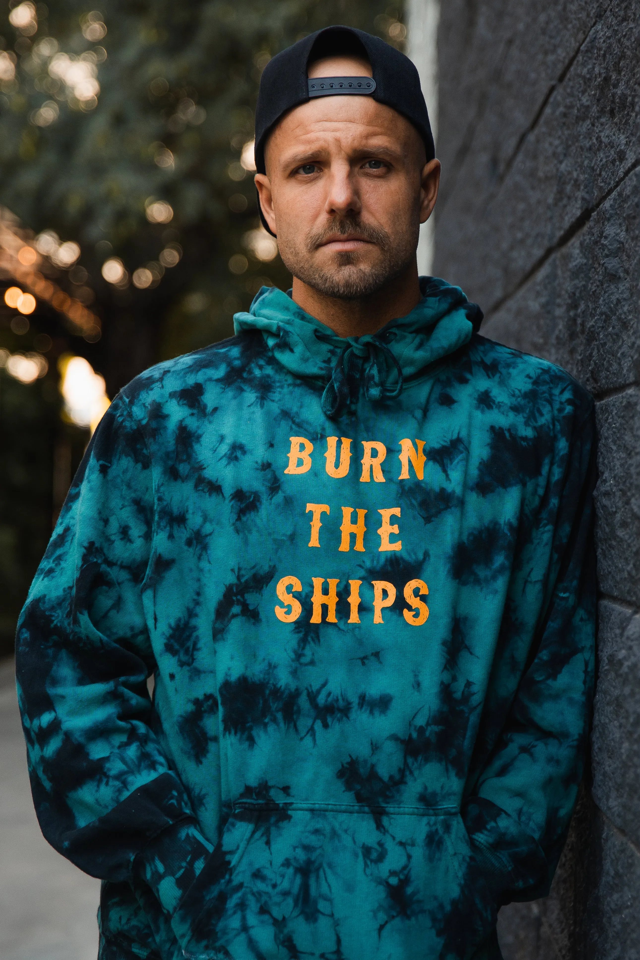 Burn The Ships Tie Dye Hoodie