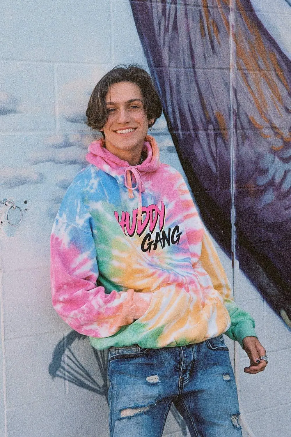 Chase Hudson 'HUDDYGANG' Tie Dye Hoodie