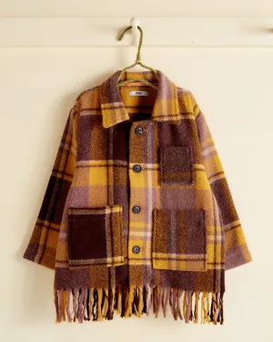 Checker Fringe Kids’ Jacket - OS