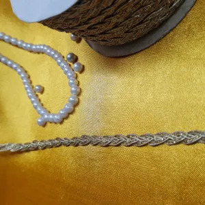 Classic Dull Gold Double Sided Lace