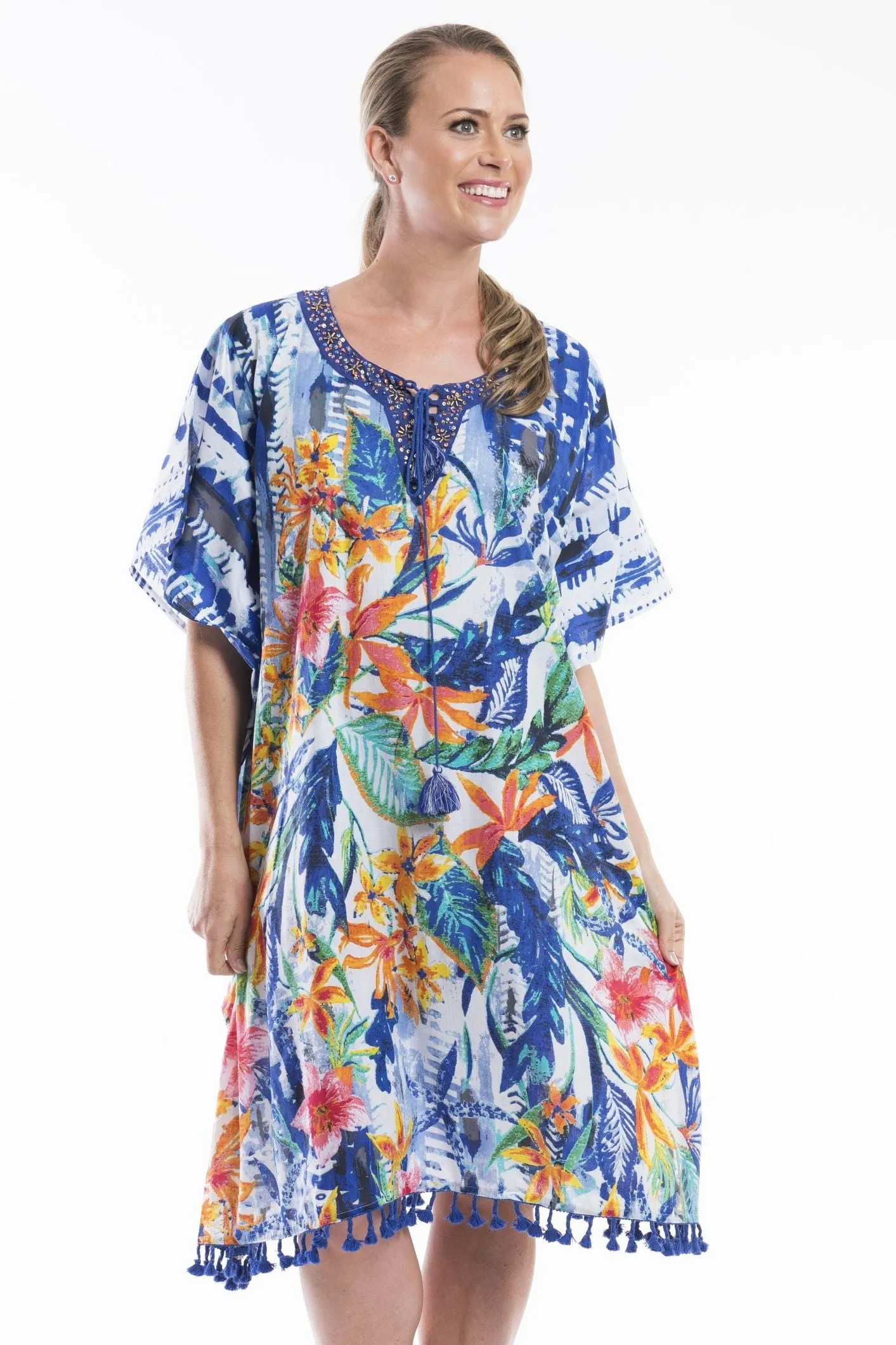 Costa Azzur Kaftan Dress