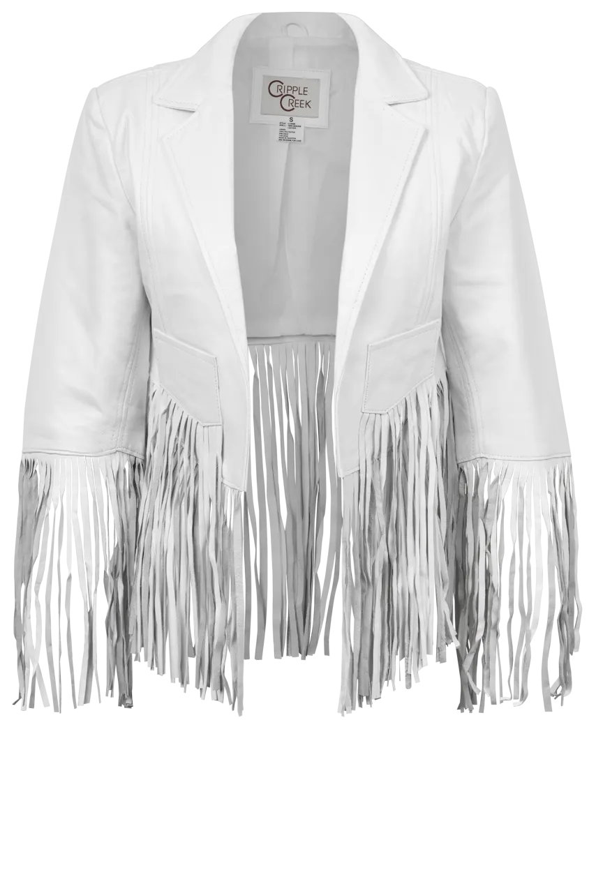 Cripple Creek Nappa Fringe Jacket