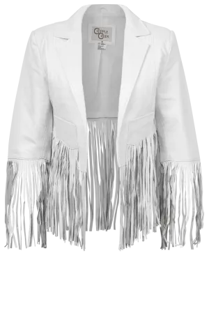 Cripple Creek Nappa Fringe Jacket