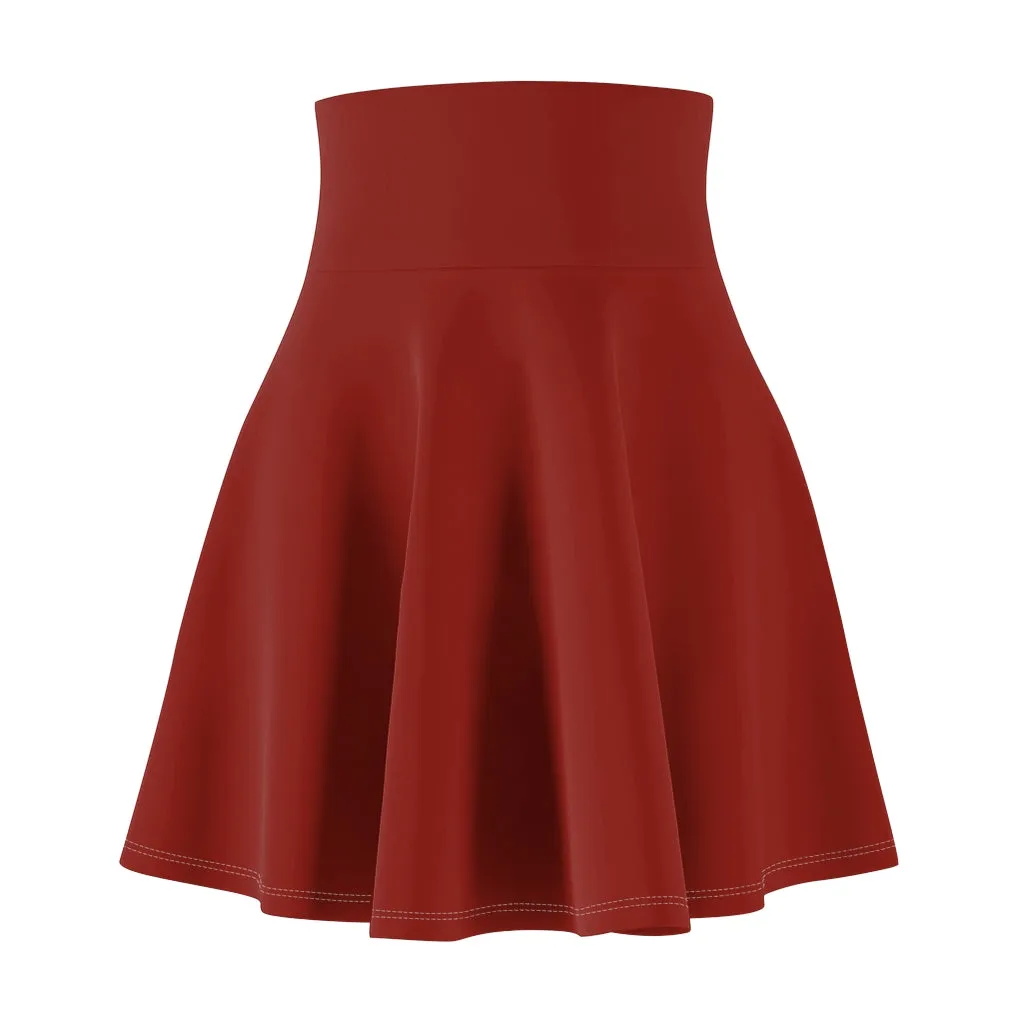 Earth Tone Clay Women's Skater Skirt