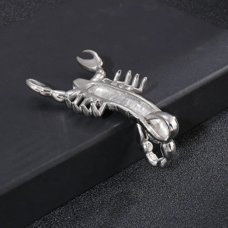 Fashionable Rock Punk Scorpion Pendant for Men - Gold Men's Jewelry by Planderful