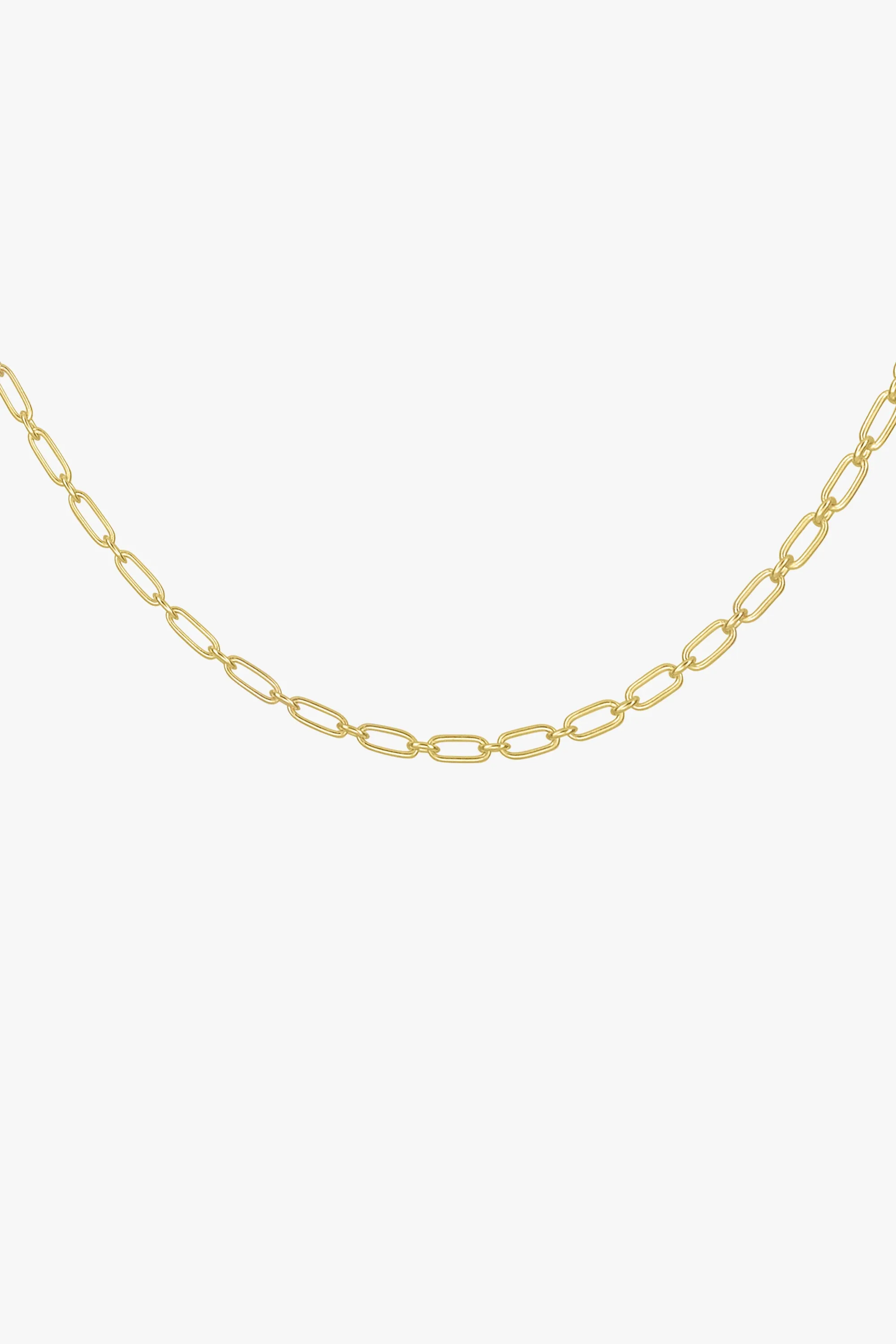 Figaro choker gold plated (36cm)