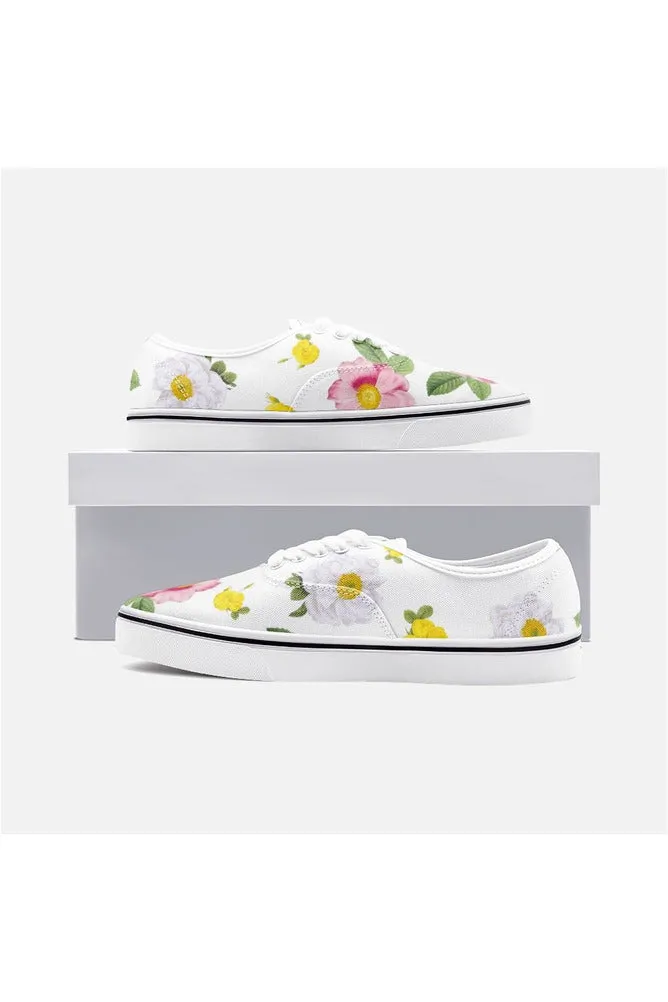 Floral Flurry Unisex Canvas Shoes