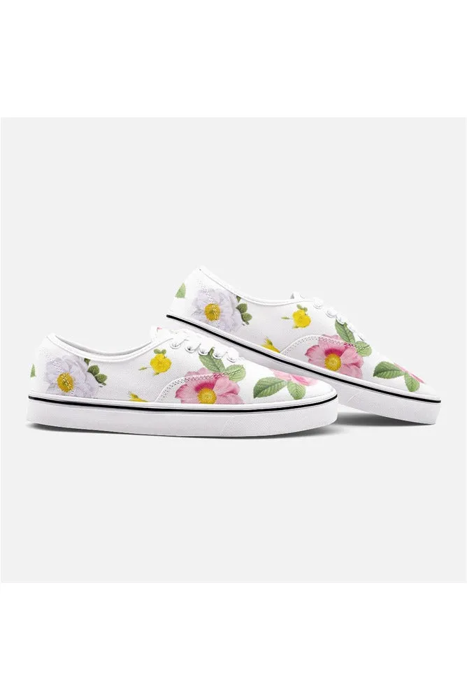 Floral Flurry Unisex Canvas Shoes