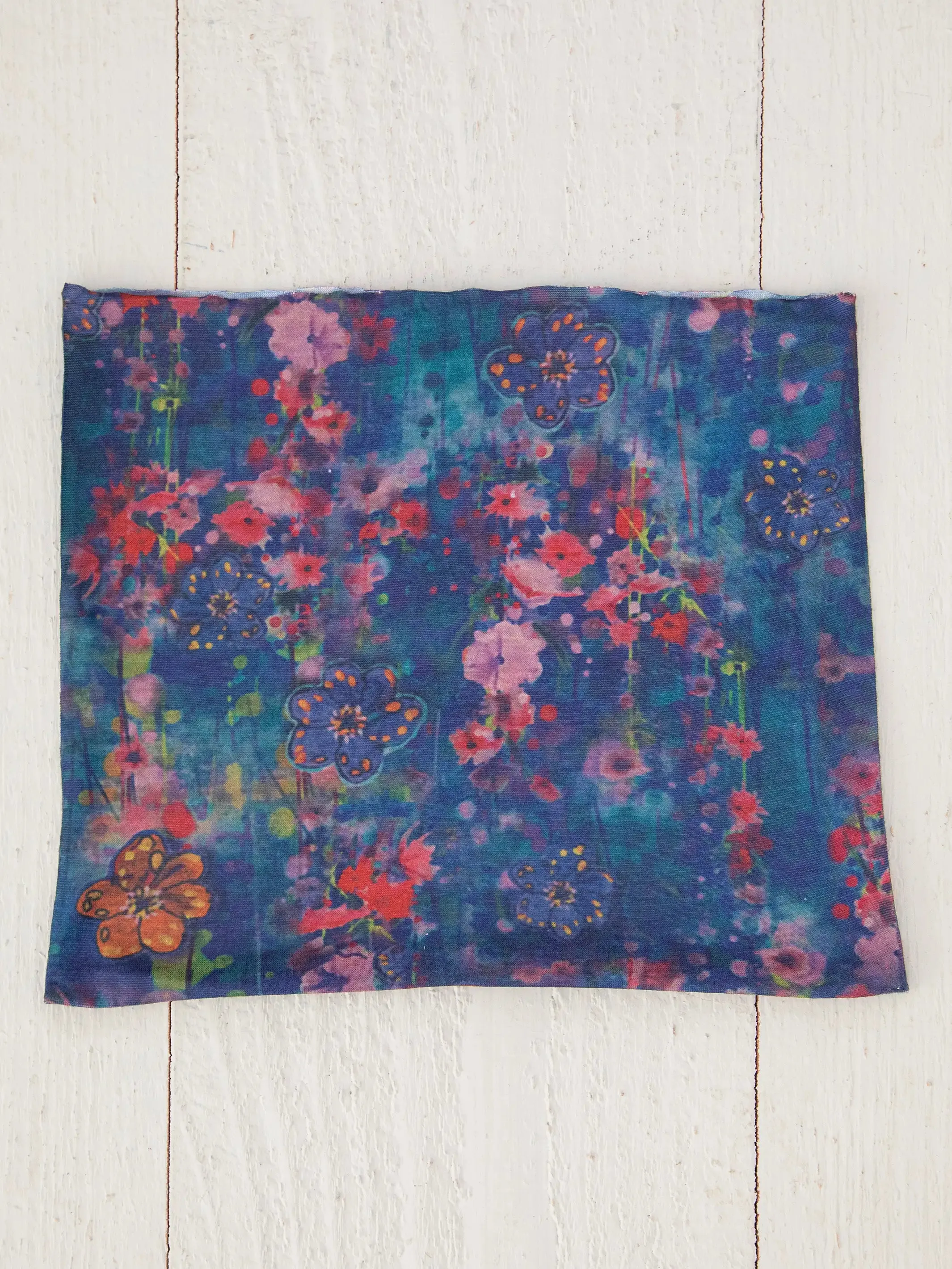 Half Boho Bandeau® Headband - Watercolor Indigo Floral