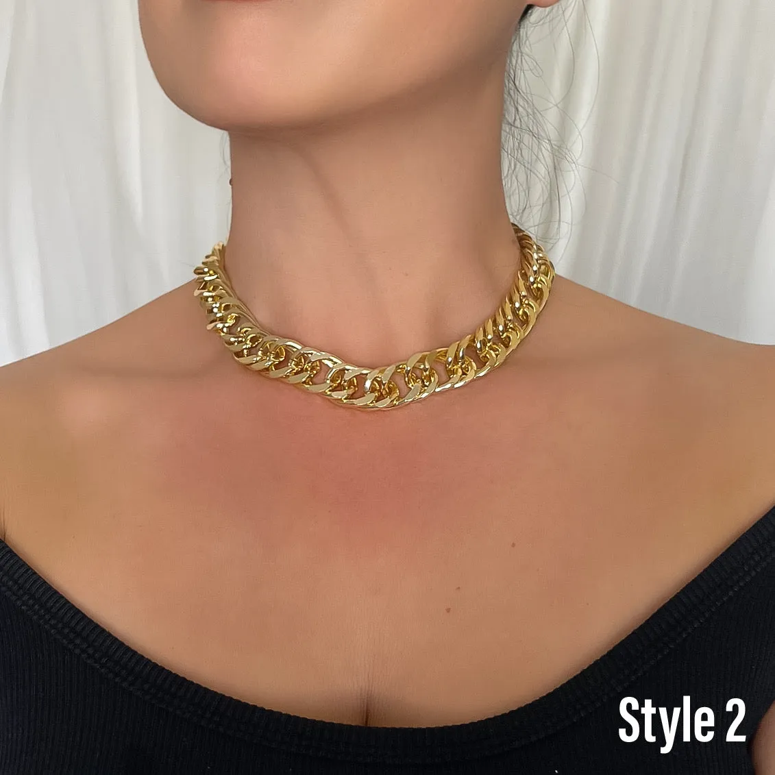 La Cubana Chunky Chain Necklace