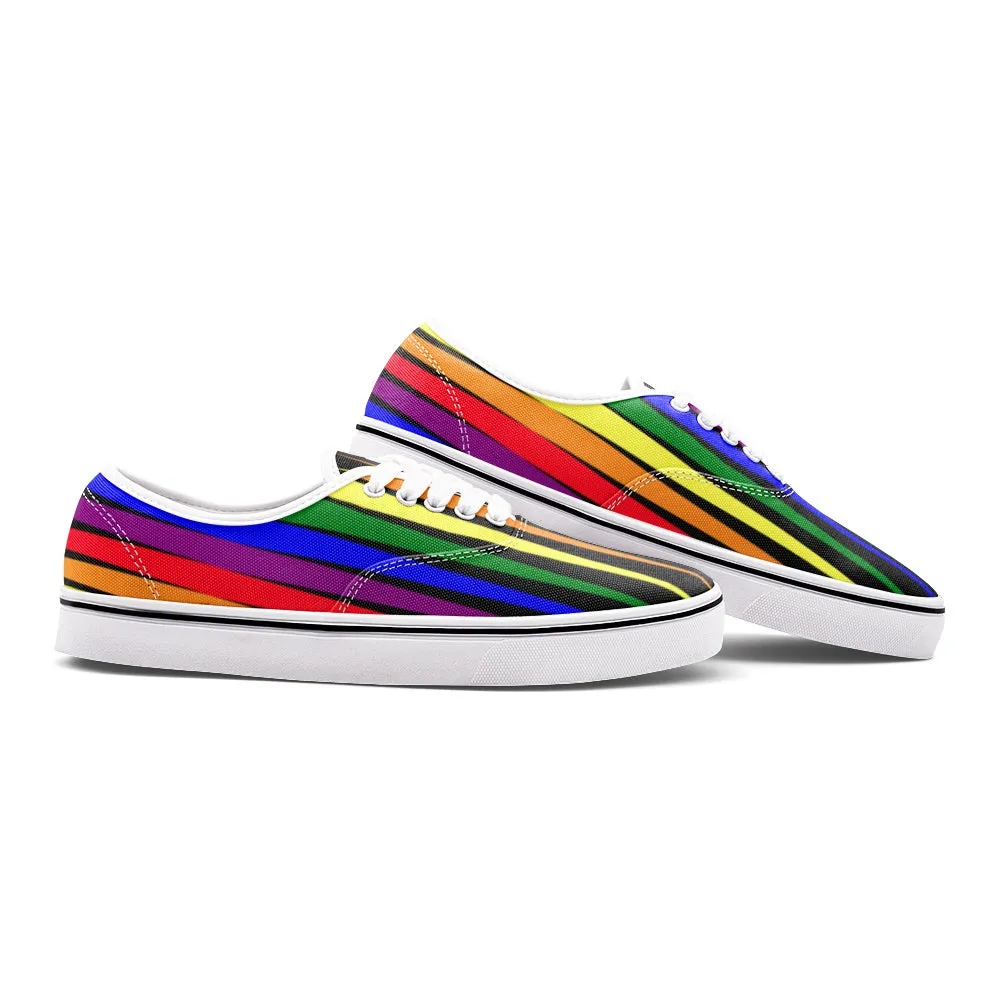 Longitudes of Color Unisex Canvas Sneakers