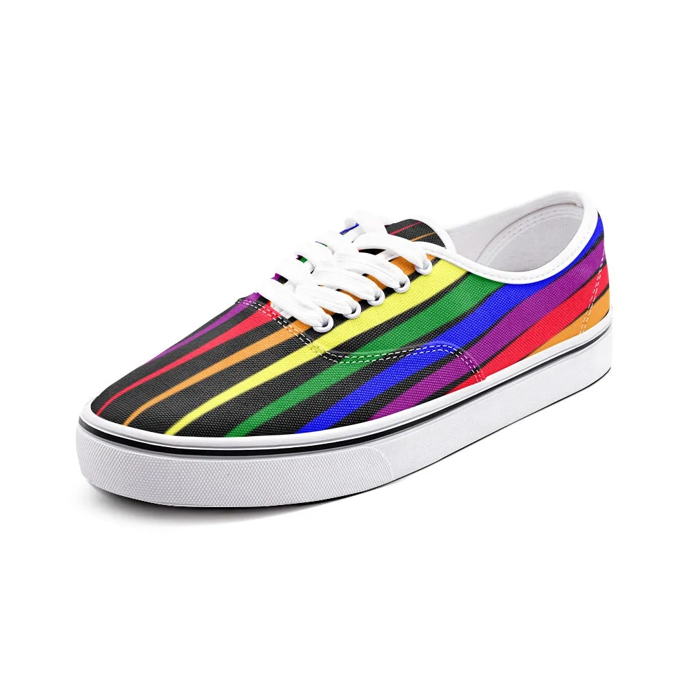 Longitudes of Color Unisex Canvas Sneakers